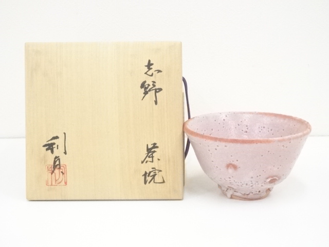 JAPANESE TEA CEREMONY SHINO TEA BOWL CHAWAN / 